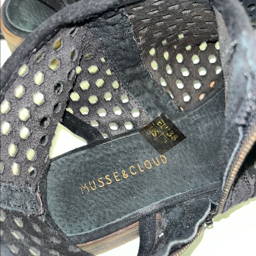Musse & Cloud made in Spain All Leather Size EU38 Black - Picture 5 of 14